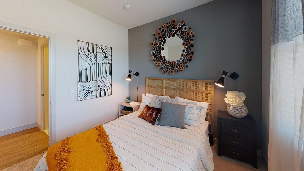 Bedroom at The Braydon Apartments in Napa CA